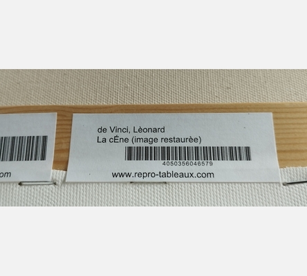 Impression sur toile de chez Repro-tableaux La Cène de De Vinci