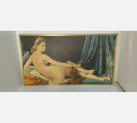 Impression sur toile grand format Muzéo Grande Odalisque de Ingres