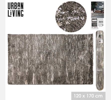 'L'ALHAMBRA' TAPIS VEGA COULEUR GRIS ARDOISE 120X170CM