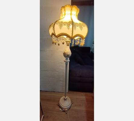 Lampadaire nordique stand light résine fleurs