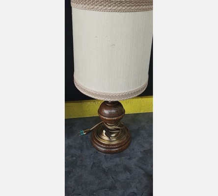 Lampe à poser en bois