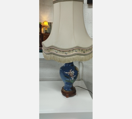 Lampe cloisonnée chinoise
