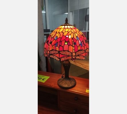 Lampe style Tiffany Vitrail
