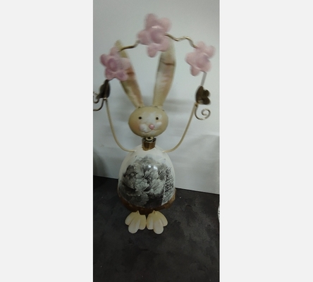 Lapin décoration en métal