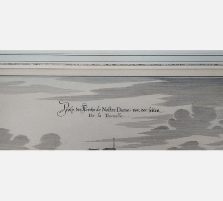 Litho ancienne Notre Dame