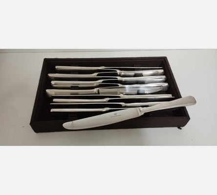 Lot de 12 couteaux Bouillet Bourdelle