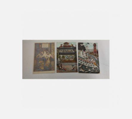 Lot de 3 cartes postales anciennes