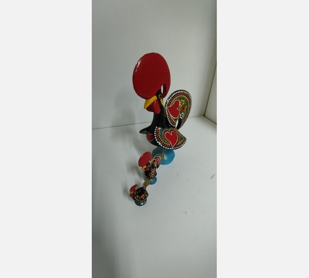 Lot de 3 coqs Barcelos