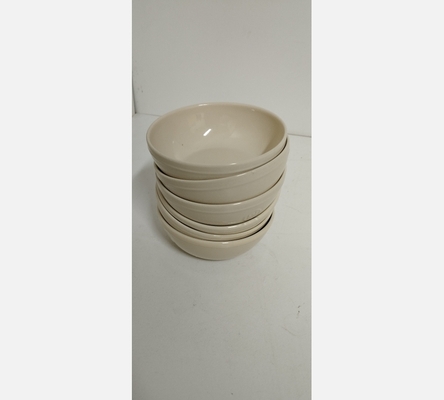 Lot de 6 bols en céramique beige