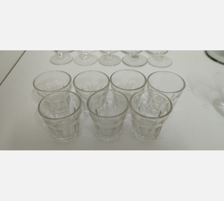 Lot de 7 mini verres Ikea