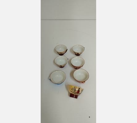 Lot de 7 verres à Saké