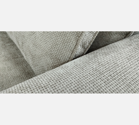 M2 Bon209.16. Canapé dangle Bristol en tissu texturé gris.