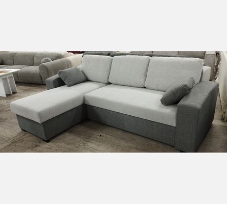 M2 Sor01/88 Canapé d'angle Aramis tissu GC/GF, convertible, réversible, coffre.