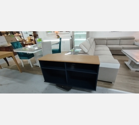 Meuble tv plateau en chêne.