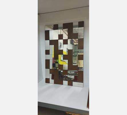 Miroir moderne bois/miroir