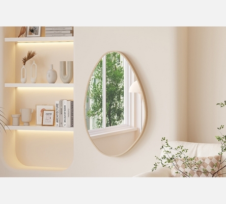 Miroir Rana contour style chêne vieilli. 80/50 cm