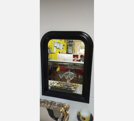 Miroir style Louis Philippe teinté noir