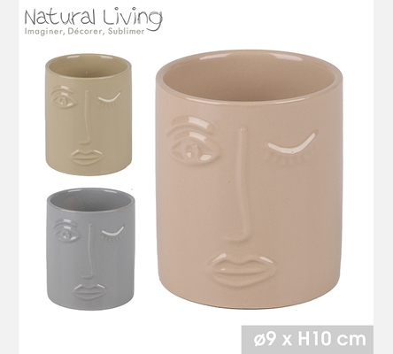 'MUSE' BOUGIE PARFUMEE 3 PARFUMS ASSORTIS D9 X H10CM