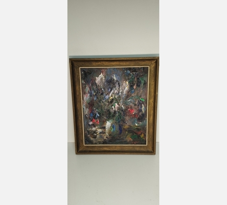 Nature morte bouquet de fleurs moderne et abstraite.