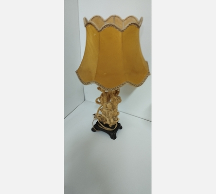 Paire de lampes asiatiques en résine à électrifier