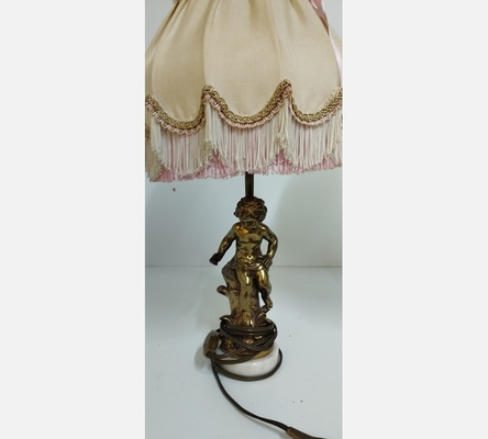 Paire de lampes en bronze signées Moreau.