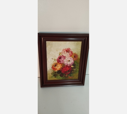 Peinture de bouquet signée Castillo