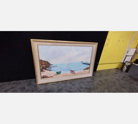 Peinture plage du cap d'agde