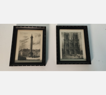 Petite gravure ancienne Paris