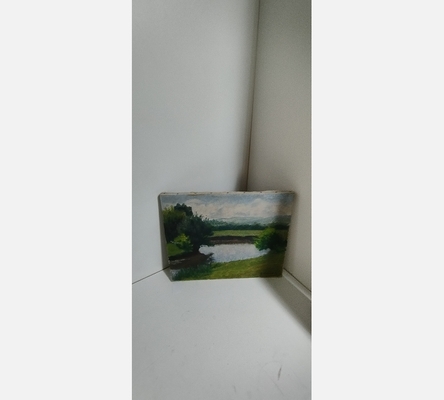 Petite peinture à lhuile E .Hamond 1948