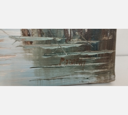 Petite peinture marine sans cadre