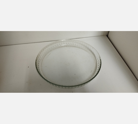 Plat à tarte en verre