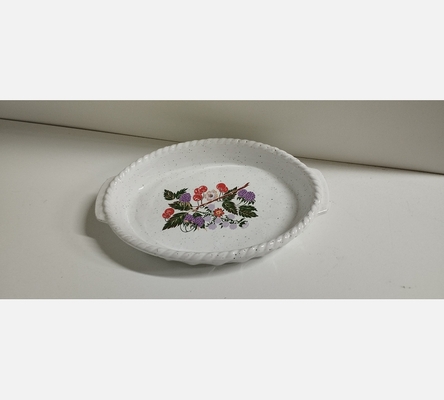 Plat de table faïence