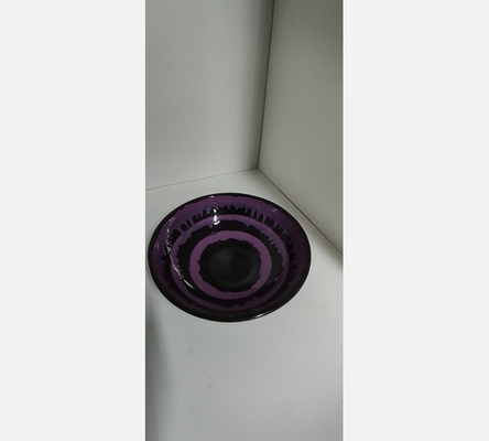 Plat mauve et noir