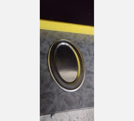 Plateau en métal argentée