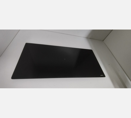 Plateau tv pivotant en verre noir