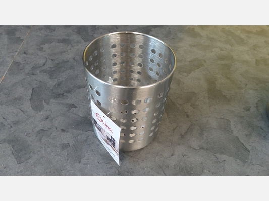 Pot range couvert en inox. 1