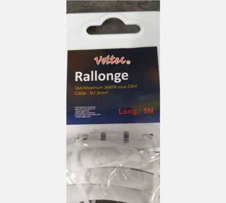 Rallonge électrique 5 m.