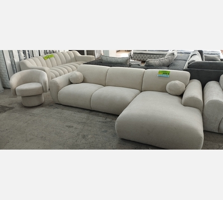 Rav24 Fauteuil Nestor en tissu beige.