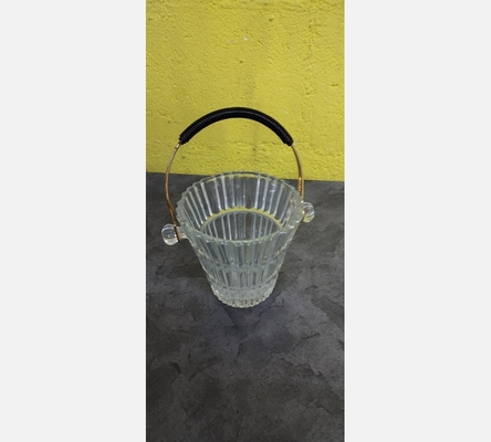 Seau a champagne en verre vintage