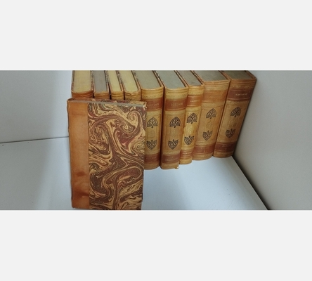 Serie de 10 livres Relié Editions Garnier Frères.