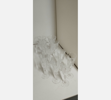 Serie de 5 verres à pied