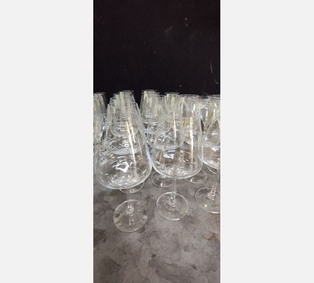 Série de 6 verres à dégustation en cristal