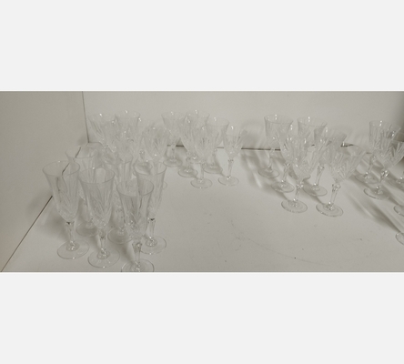 Serie de 6 verres à pied