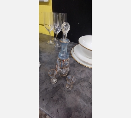 Service 2 verres à liqueurs