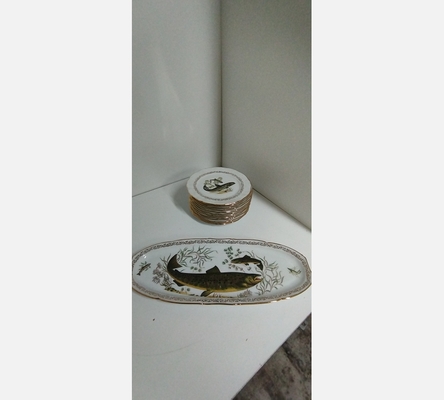 Service à poissons 13 pieces