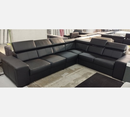 Soft11. Angle Karola convertible en PU noir.