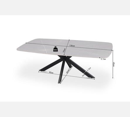 Table basse Apollo dessus pierre grise.