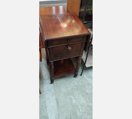 Table guéridon Napoléon III en acajou