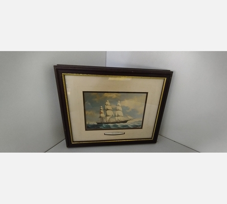 Tableau bateau White Swallow