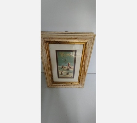 Tableau encadrement cersusé sous la neige